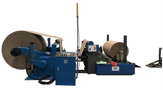 220V 380V 415V Προστατευτής άκρων χαρτιού Μηχανή 125 - 600gm Kraft χαρτιού Slitter Rewinder