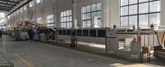 35m/min Μηχανή χάρτου μελισσοκόκκινου 300KW μελισσοκόκκινο πλακέτο γραμμή στρώσης