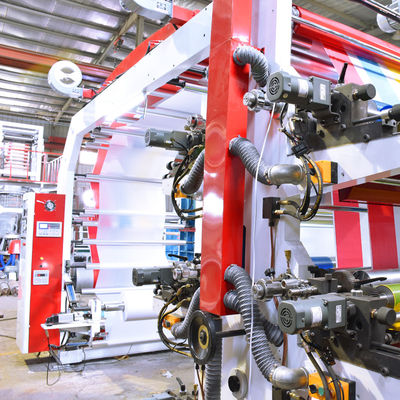 10 - 80m/min Εξοπλισμός Flexo εκτύπωσης 23KW 8 χρωματική Flexo εκτύπωση μηχανή