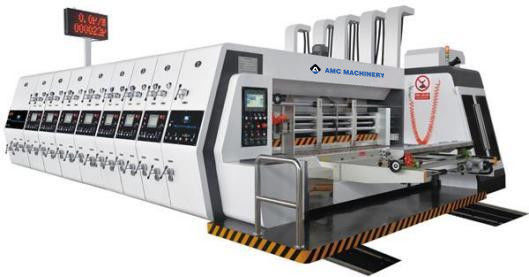 Υψηλής ισχύος Flexoprinter Slotter Die Cutter Machine 95KW SYKM-HD-2545RC