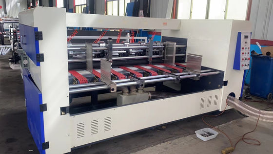 120m/min 9.0KW Thin Blade Slitter Scorer με αυτοματοποιημένο εξοπλισμό τροφοδοσίας ζώνης