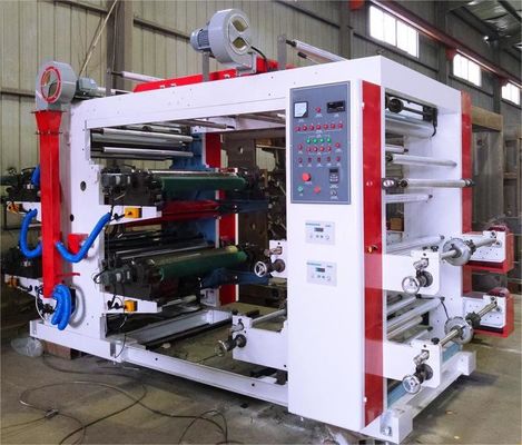Αυτόματη μηχανή εκτύπωσης Flexo 4 χρωμάτων 21KW