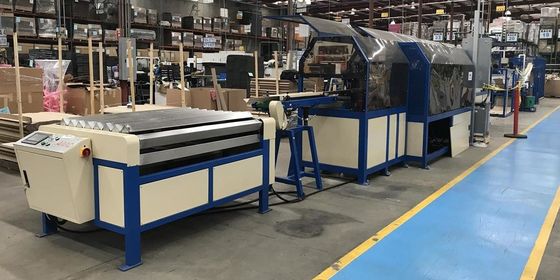 Συμμετρικός και ασύμμετρος L προστατευτής άκρων Μέγεθος 30-110mm Μηχανή προστατευτής άκρων χαρτιού με ταχύτητα 70m/min