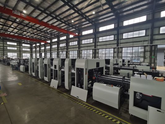 JH-1500F-ACJ Folder Gluer Machine Τρεις πλάκες δομή και σπρώξιμο για τη διόρθωση μονάδα