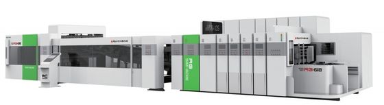 Υψηλής ταχύτητας Flexoprinter Slotter Die Cutter Folder Gluer Line